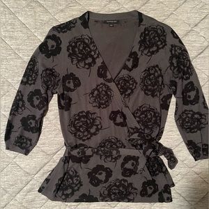 Banana Republic 3/4 Sleeve Wrap Sweater